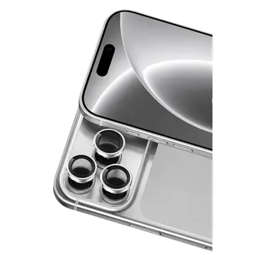 İphone 18 Pro Raze Metal Kamera Lens - Gümüş