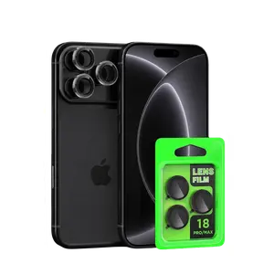 İphone 18 Pro Raze Metal Kamera Lens - Siyah