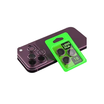 İphone 18 Pro Max Raze Metal Kamera Lens - Bordo