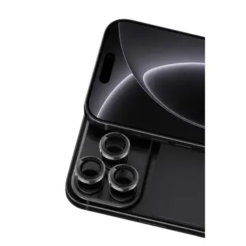 İphone 18 Pro Max Raze Metal Kamera Lens - Siyah