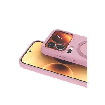 Xiaomi Mi 17 Pro Max Regal Magsafe Standlı Kapak - Açık Pembe