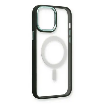 İphone 14 Pro Max Kılıf Room Magneticsafe Silikon - Köknar Yeşili