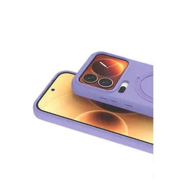 Xiaomi Mi 17 Pro Max Regal Magsafe Standlı Kapak - Lila