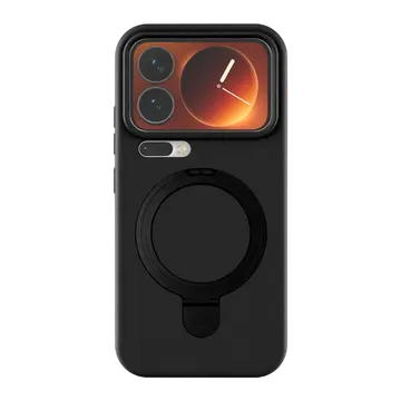 Xiaomi Mi 17 Pro Max Regal Magsafe Standlı Kapak - Siyah