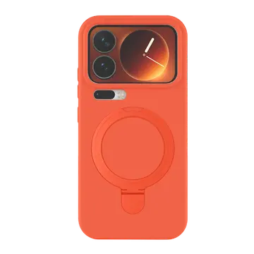 Xiaomi Mi 17 Pro Max Regal Magsafe Standlı Kapak - Turuncu