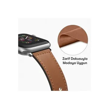 Watch 42mm Kr415 Luaz Deri Kordon - Siyah