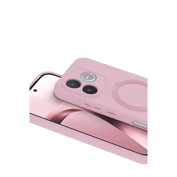 Huawei Honor 600 Lite Regal Magsafe Standlı Kapak - Açık Pembe