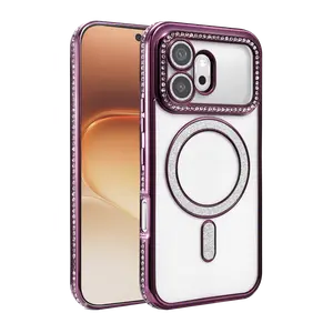 Huawei Honor 600 Joke Simli Magneticsafe Kılıf - Derin Mor