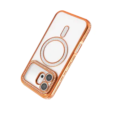 Huawei Honor 600 Joke Simli Magneticsafe Kılıf - Turuncu