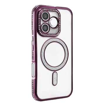 Huawei Honor 600 Lite Joke Simli Magneticsafe Kılıf - Derin Mor
