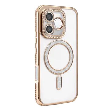 Huawei Honor 600 Lite Joke Simli Magneticsafe Kılıf - Gold