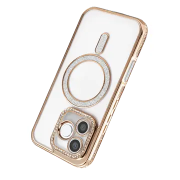 Huawei Honor 600 Lite Joke Simli Magneticsafe Kılıf - Gold