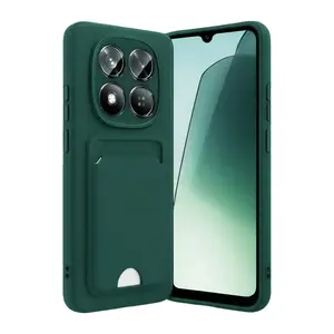Xiaomi Redmi Note 15 Pro 5g Kelvin Kartvizitli Silikon - Koyu Yeşil