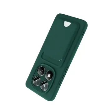 Xiaomi Redmi Note 15 Pro 5g Kelvin Kartvizitli Silikon - Koyu Yeşil