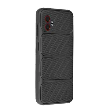 Samsung Galaxy Xcover 7 Pro Auto Focus Karbon Kapak - Siyah