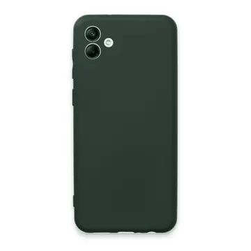 Samsung Galaxy A04e Kılıf First Silikon - Koyu Yeşil