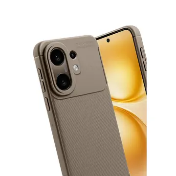 Vivo X200 Fe Auto Focus Karbon Kapak -kahverengi