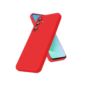 Samsung Galaxy A57 5g Nano İçi Kadife Silikon - Kırmızı
