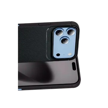 İphone 18 Pro Auto Focus Karbon Kapak - Siyah