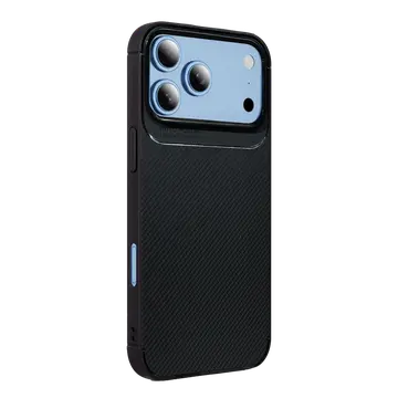 İphone 18 Pro Auto Focus Karbon Kapak - Siyah