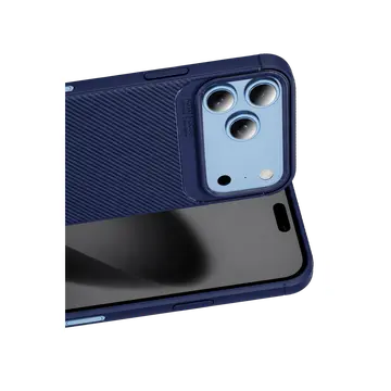 İphone 18 Pro Max Auto Focus Karbon Kapak - Lacivert