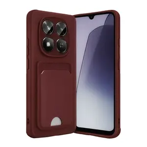Xiaomi Redmi Note 15 4g Kelvin Kartvizitli Silikon - Bordo