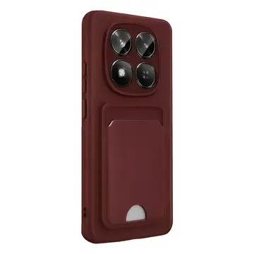 Xiaomi Redmi Note 15 4g Kelvin Kartvizitli Silikon - Bordo