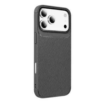 İphone 18 Pro Auto Focus Karbon Kapak - Gri