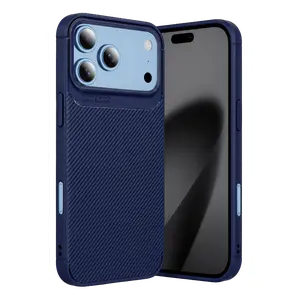 İphone 18 Pro Auto Focus Karbon Kapak - Lacivert