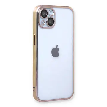 İphone 14 Plus Kılıf Razer Lensli Silikon - Gold