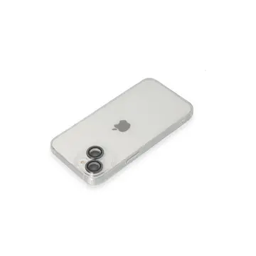 İphone 14 Kılıf Luko Lens Silikon - Siyah