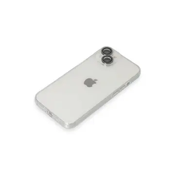 İphone 14 Kılıf Luko Lens Silikon - Siyah