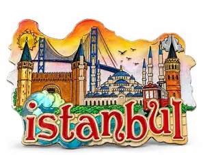 İstanbul Temalı Silikon Buzdolapı Süsü Magnet