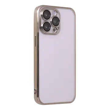 İphone 14 Pro Max Kılıf Razer Lensli Silikon - Gold