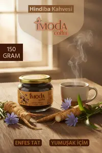 Hindiba Kahvesi 150 gr Cam Kavanoz – 60 Kullanımlık Granül Kahve, Yumuşak İçim
