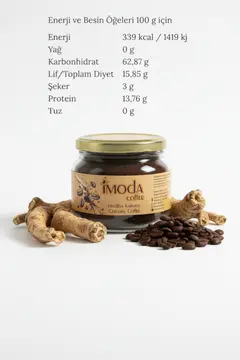 Hindiba Kahvesi 150 gr Cam Kavanoz – 60 Kullanımlık Granül Kahve, Yumuşak İçim