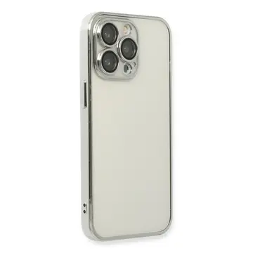 İphone 14 Pro Max Kılıf Razer Lensli Silikon - Gümüş