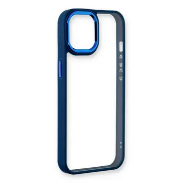 İphone 14 Plus Kılıf Dora Kapak - Mavi
