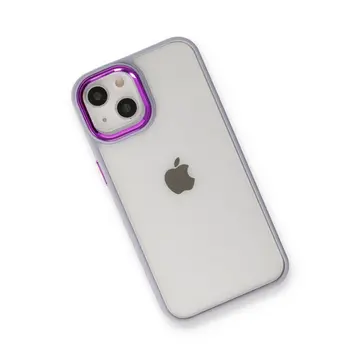 İphone 14 Plus Kılıf Dora Kapak - Lila