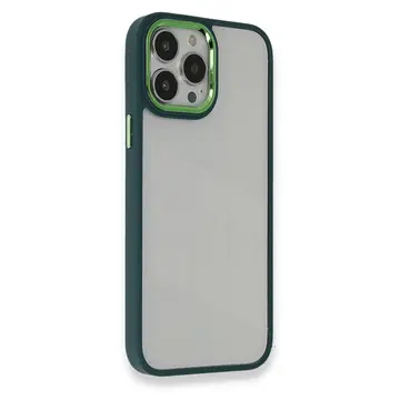 İphone 14 Pro Kılıf Dora Kapak - Haki Yeşil