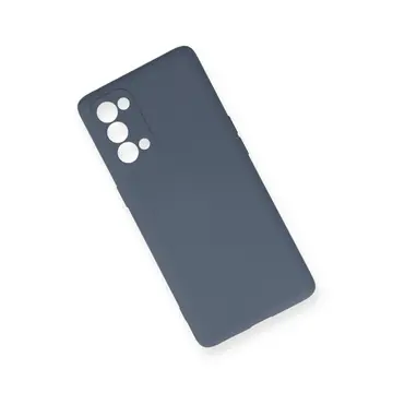 Oppo Reno 5 Pro Kılıf Nano İçi Kadife Silikon - Gri