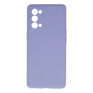 Oppo Reno 5 Pro Kılıf Nano İçi Kadife Silikon - Lila