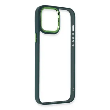 İphone 14 Pro Max Kılıf Dora Kapak - Haki Yeşil