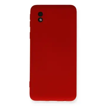 Samsung Galaxy A01 Core Kılıf Nano İçi Kadife Silikon - Kırmızı