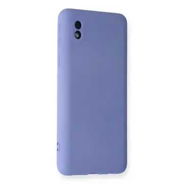 Samsung Galaxy A01 Core Kılıf Nano İçi Kadife Silikon - Lila