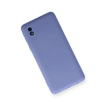 Samsung Galaxy A01 Core Kılıf Nano İçi Kadife Silikon - Lila