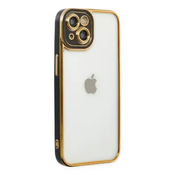 İphone 14 Plus Kılıf Liva Lens Silikon - Siyah