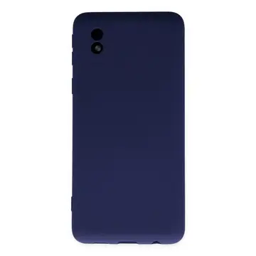 Samsung Galaxy A01 Core Kılıf Nano İçi Kadife Silikon - Lacivert