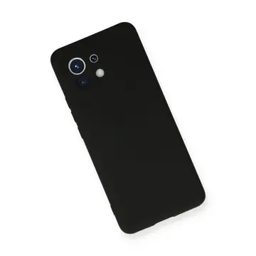 Xiaomi Mi 11 Kılıf Nano İçi Kadife Silikon - Siyah
