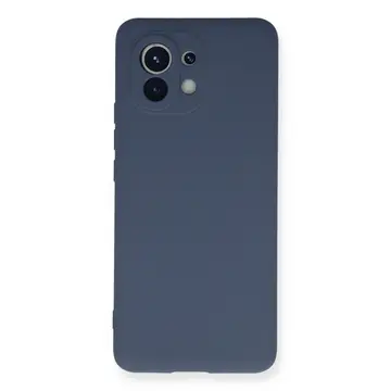 Xiaomi Mi 11 Kılıf Nano İçi Kadife Silikon - Gri